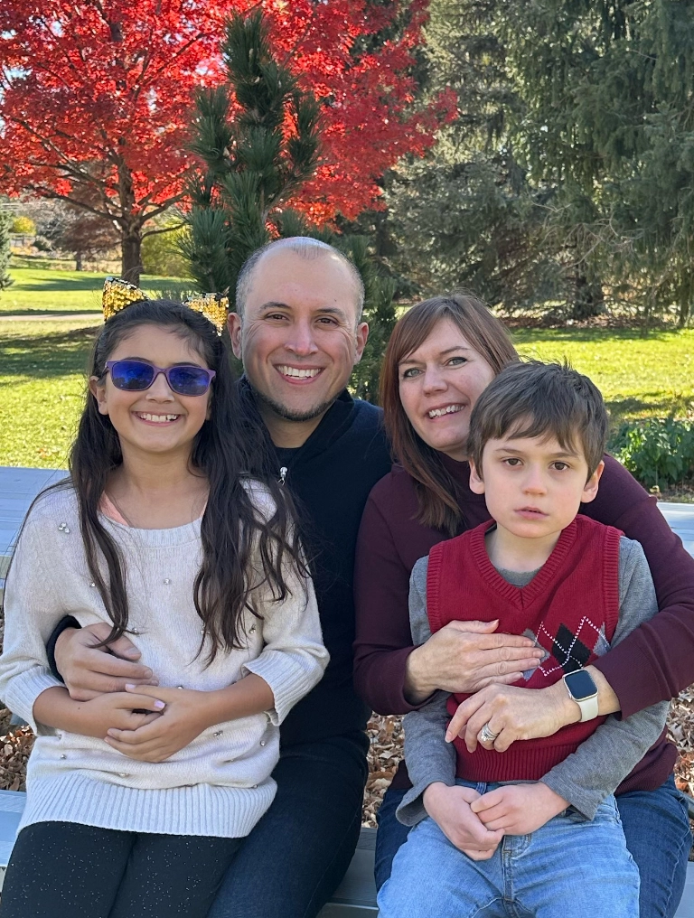 Ramiro Castano with his family — couples therapist at Find Your Relationship in Littleton, Colorado